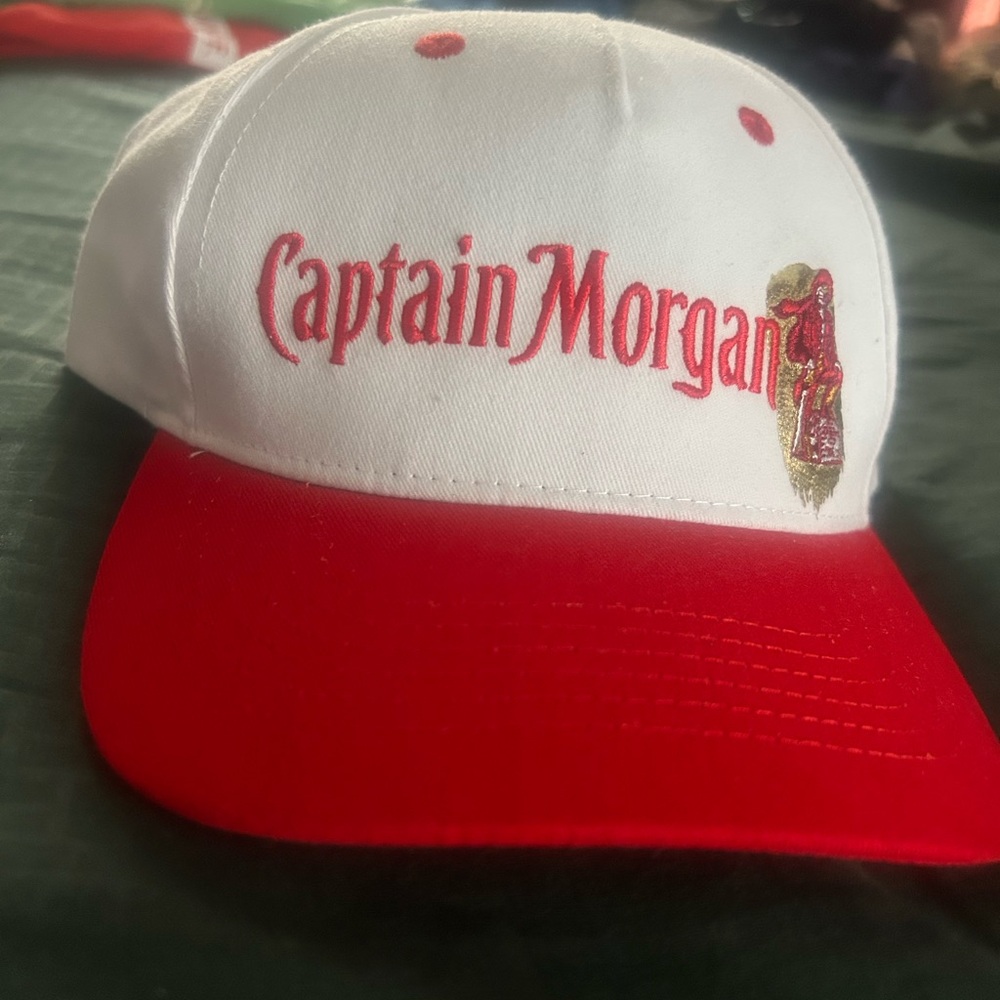 Captain Morgan Red and White Cap